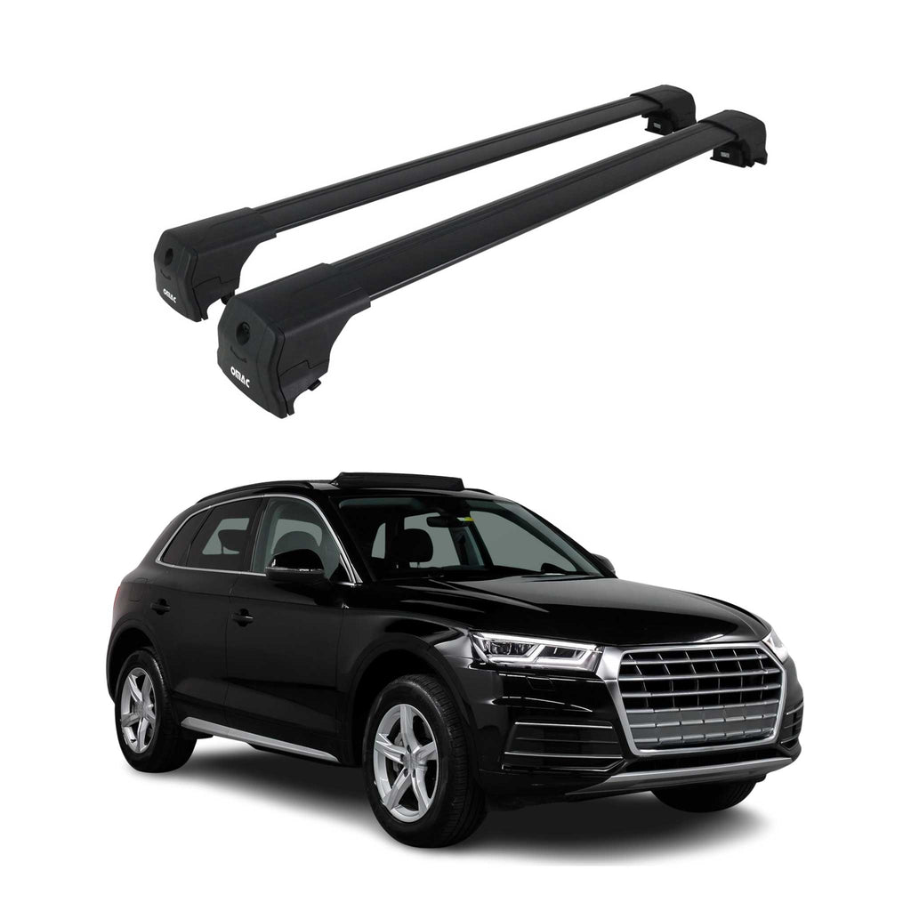2018-2025 Audi Q5 2.gen Roof Rack Cross Bars Black