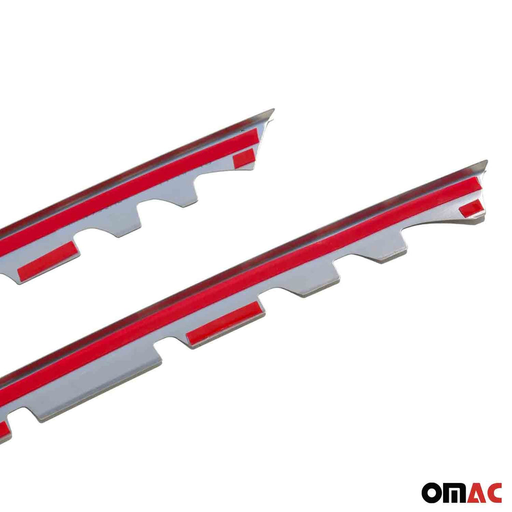 2016-2024 Mercedes Metris Front Bumper Trim Molding Stainless Steel 2Pcs