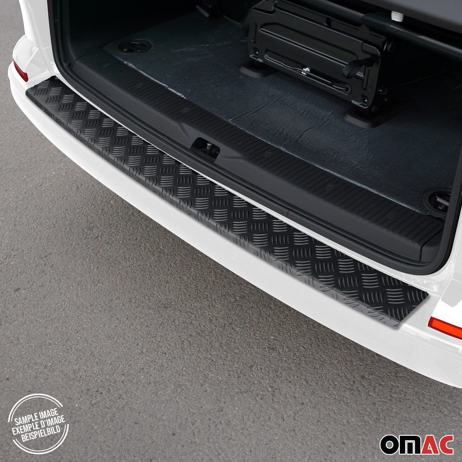 2016-2024 Mercedes Metris Rear Bumper Guard Aluminium Black