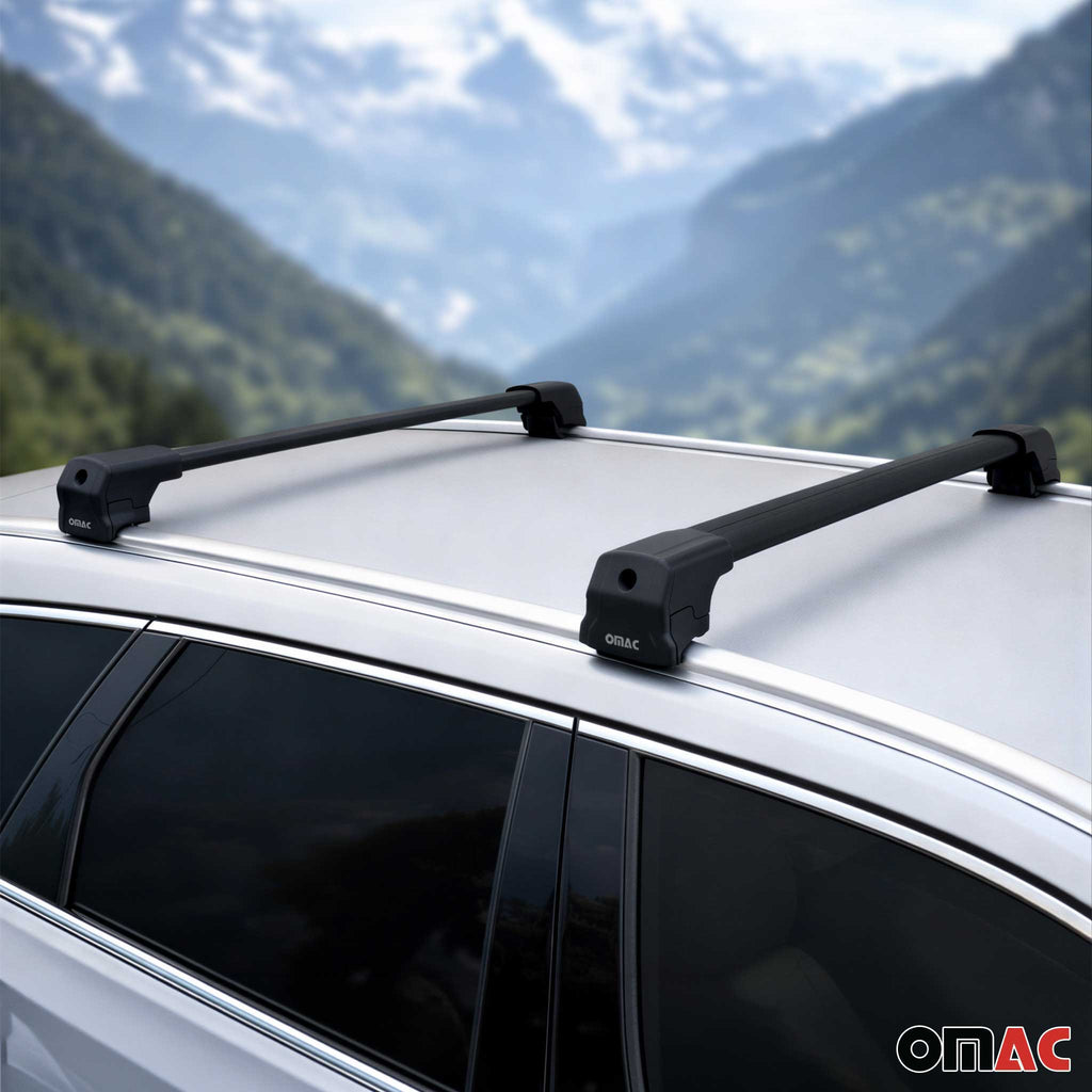 2014-2019 Kia Soul Roof Rack Cross Bars Black