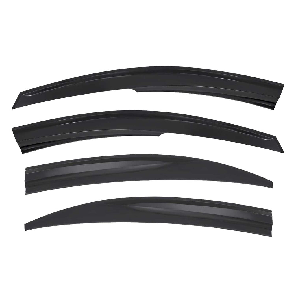 2006-2011 Hyundai Accent Sedan Window Visor Vent Rain Deflector 4Pcs Smoke