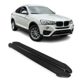 2015-2018 BMW X4 F26 Running Boards Side Steps Silver & Black