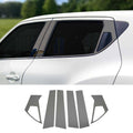 2011-2017 Nissan Juke Window B Pillar Posts Door Trim Cover Stainless Steel Dark 6x