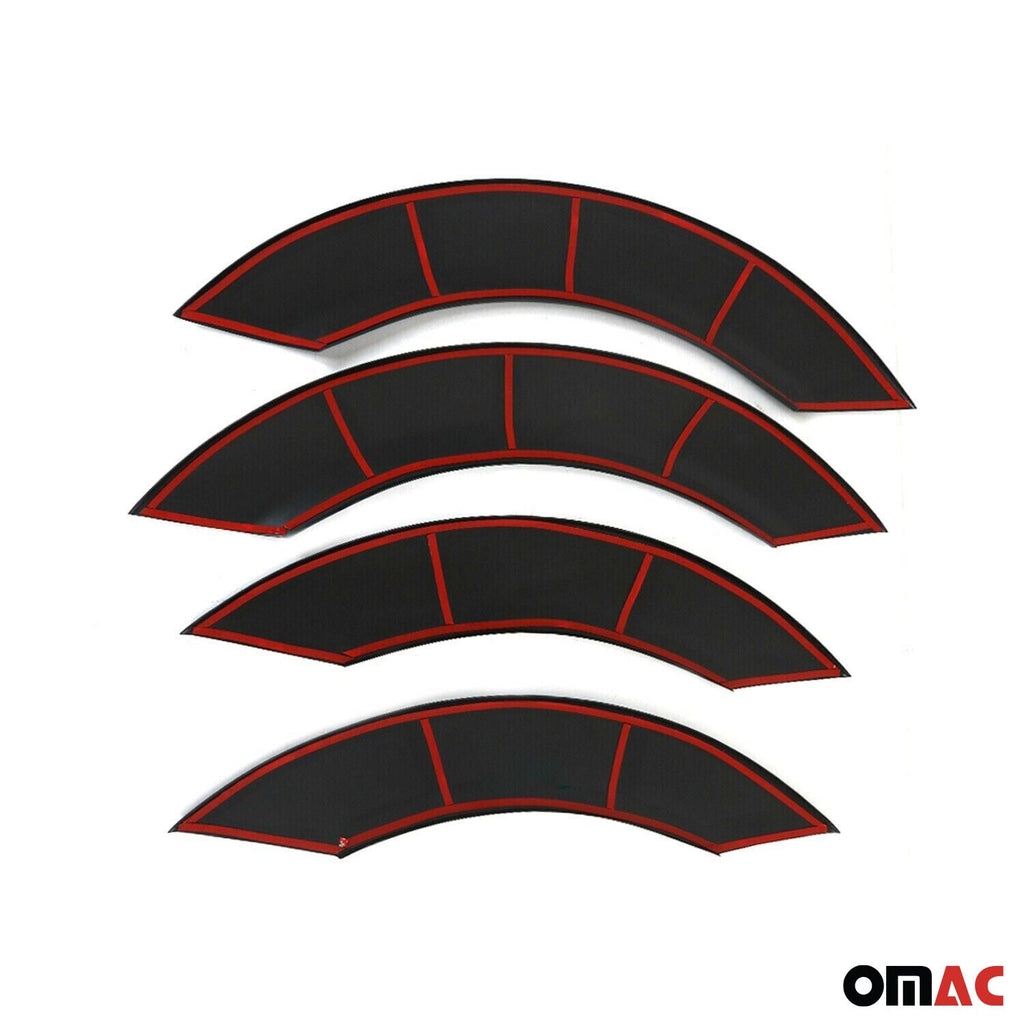 2019-2026 Mercedes Sprinter W907 910 Fender Flares Wheel Protector Black 4x