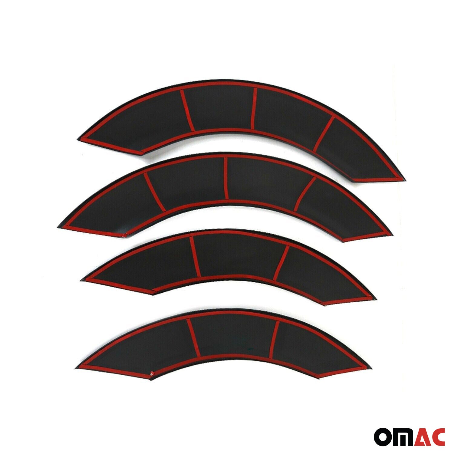 2019-2026 Mercedes Sprinter W907 910 Fender Flares Wheel Protector Black 4x