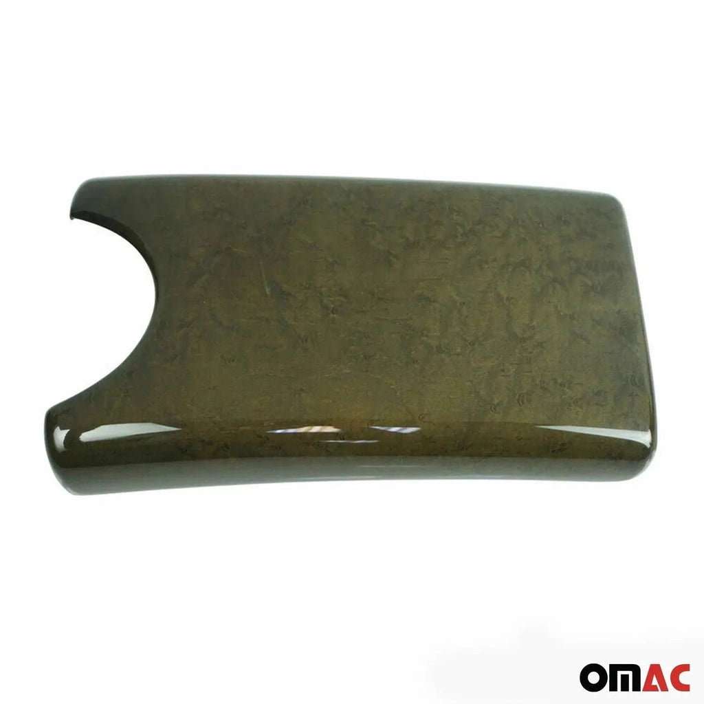 2004-2009 Mercedes E Class W211 Sedan Armrest Box Lid Cover Wood Black Green
