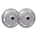 Ford Transit Connect Wheel Simulator Hubcaps Front Chrome Silver Steel