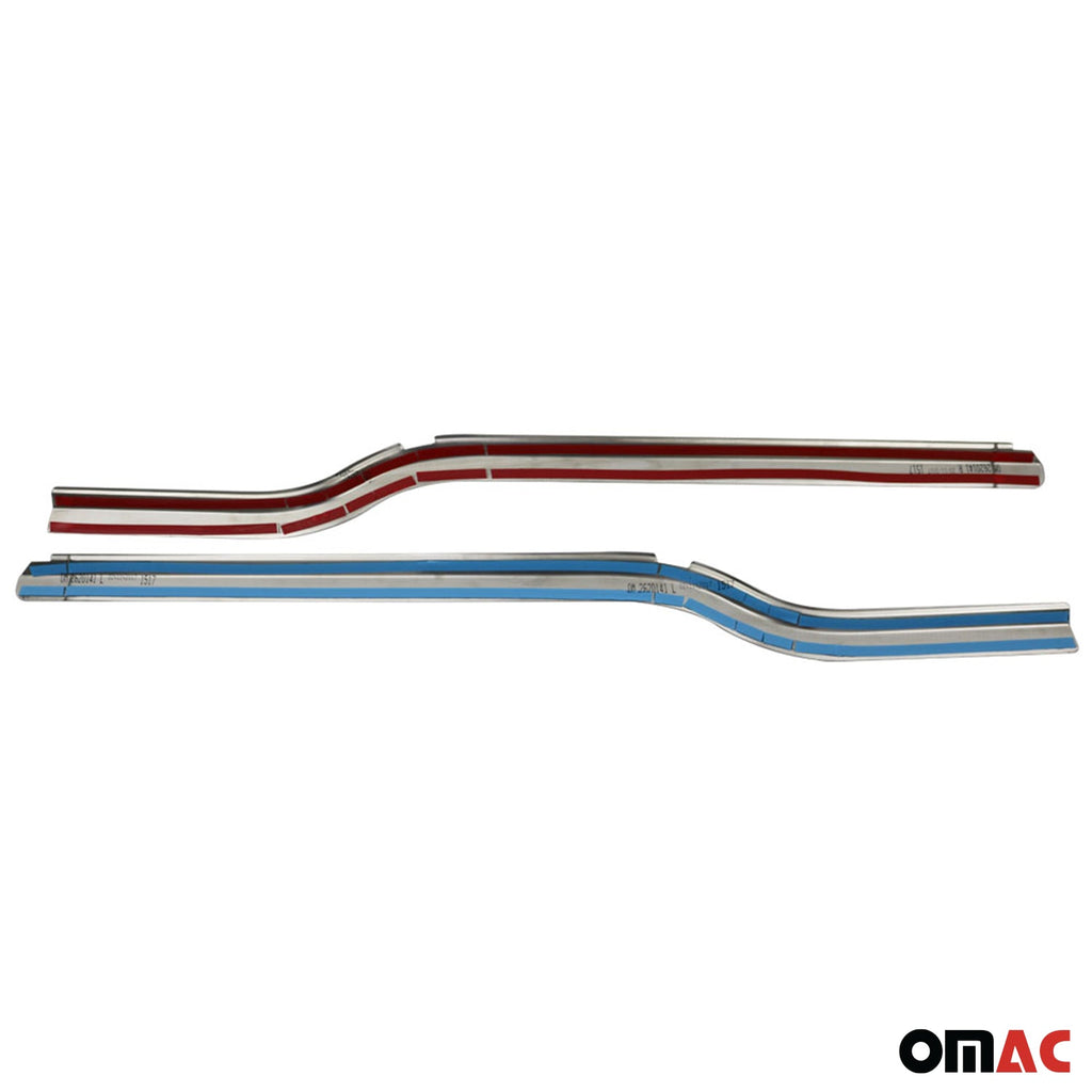 2010-2013 Ford Transit Connect Window Molding Trim Streamer Stainless Steel Silver 2Pcs