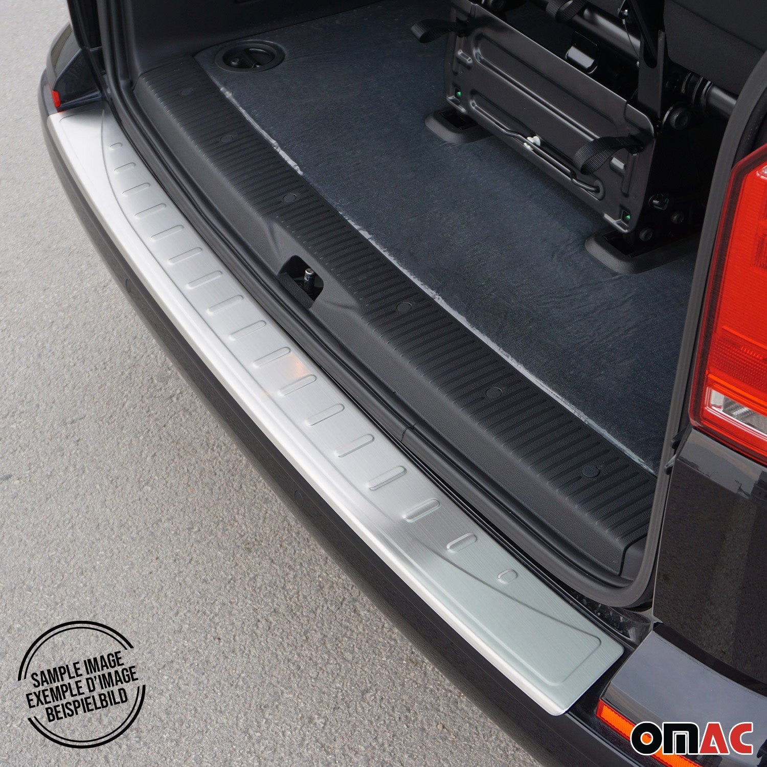 2019-2024 Jeep Renegade Rear Bumper Sill Cover Protector Guard Brushed Steel