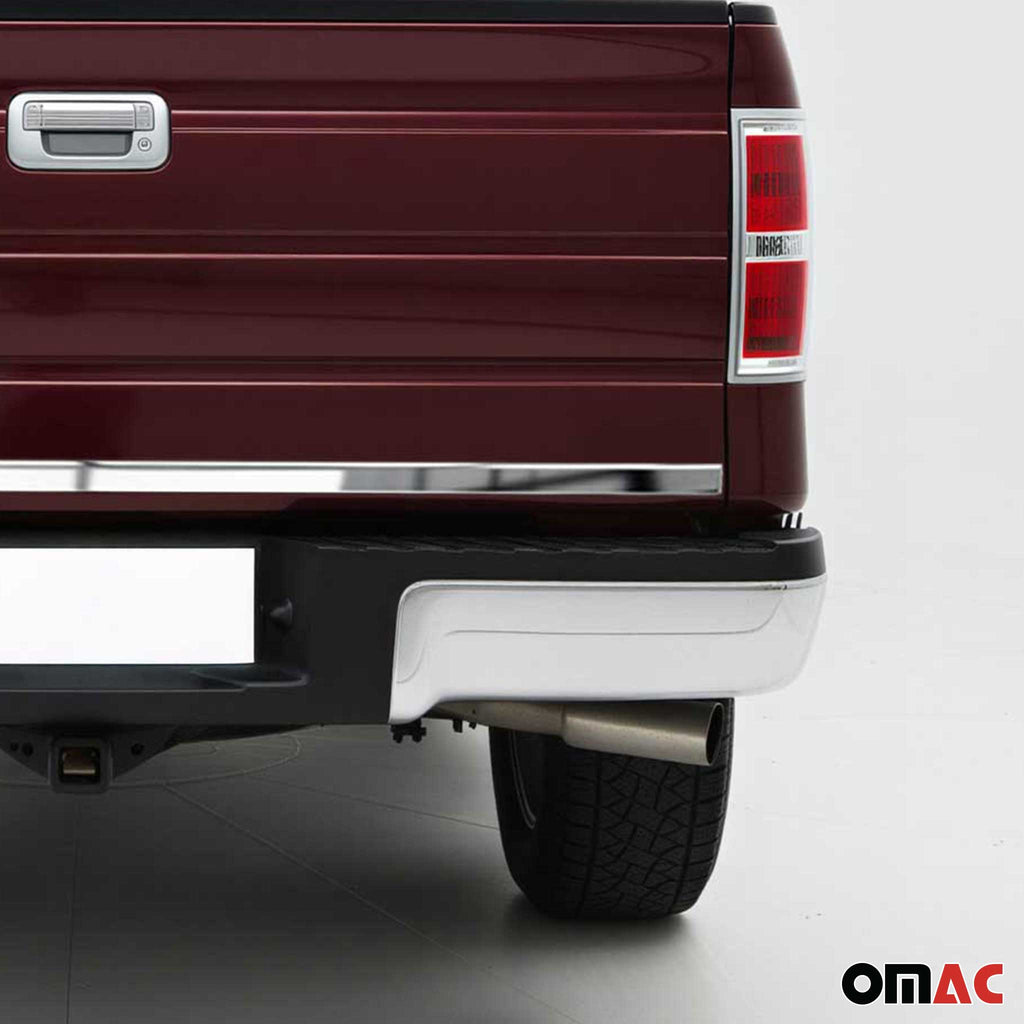 2009-2014 Ford F-150 Rear Trunk Lid Molding Trim Stainless Steel Silver 1Pc