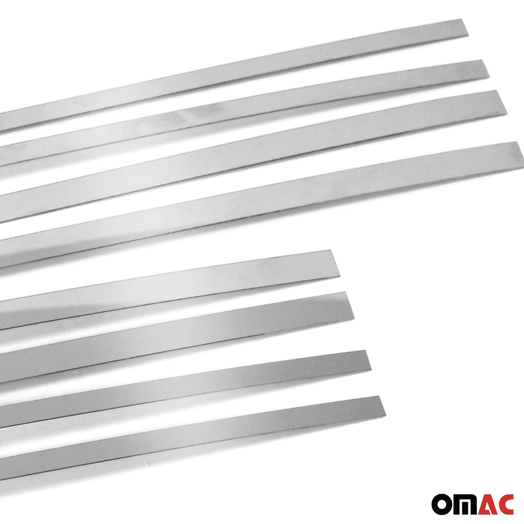 1988-1994 Mercedes E Class W124 Door Sill Scuff Plate Protector Stainless Steel 8x