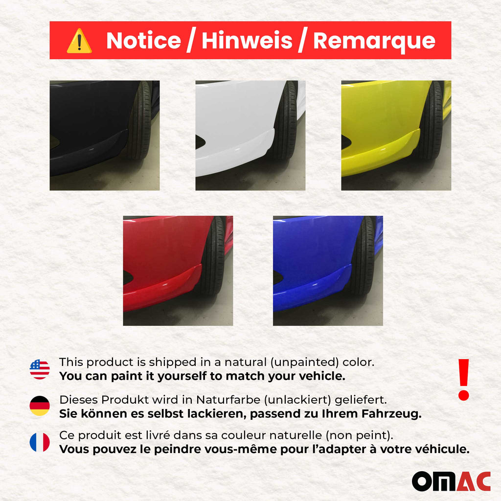 2016-2024 Mercedes Metris Rear Trunk Spoiler Wing Fiberglass Paintable 1Pc