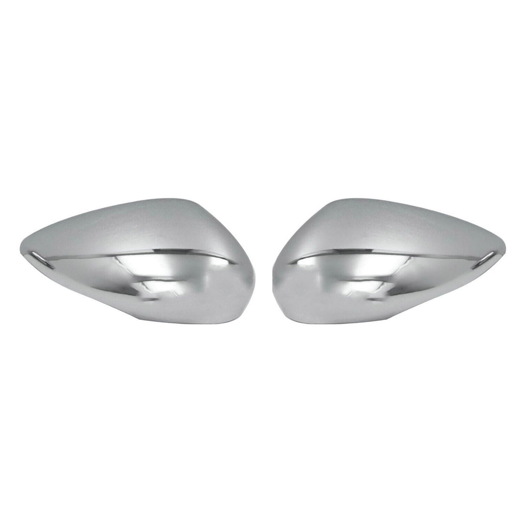 2011-2019 Ford Fiesta / B-Max Side Mirror Cover Caps Chrome Stainless Steel Silver 2Pcs