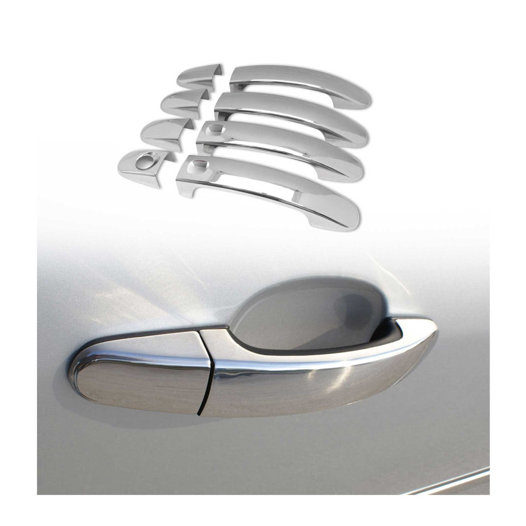 2012-2018 Ford Focus III Car Door Handle Cover Protector Keyless Stainless Steel Chrome 8Pcs