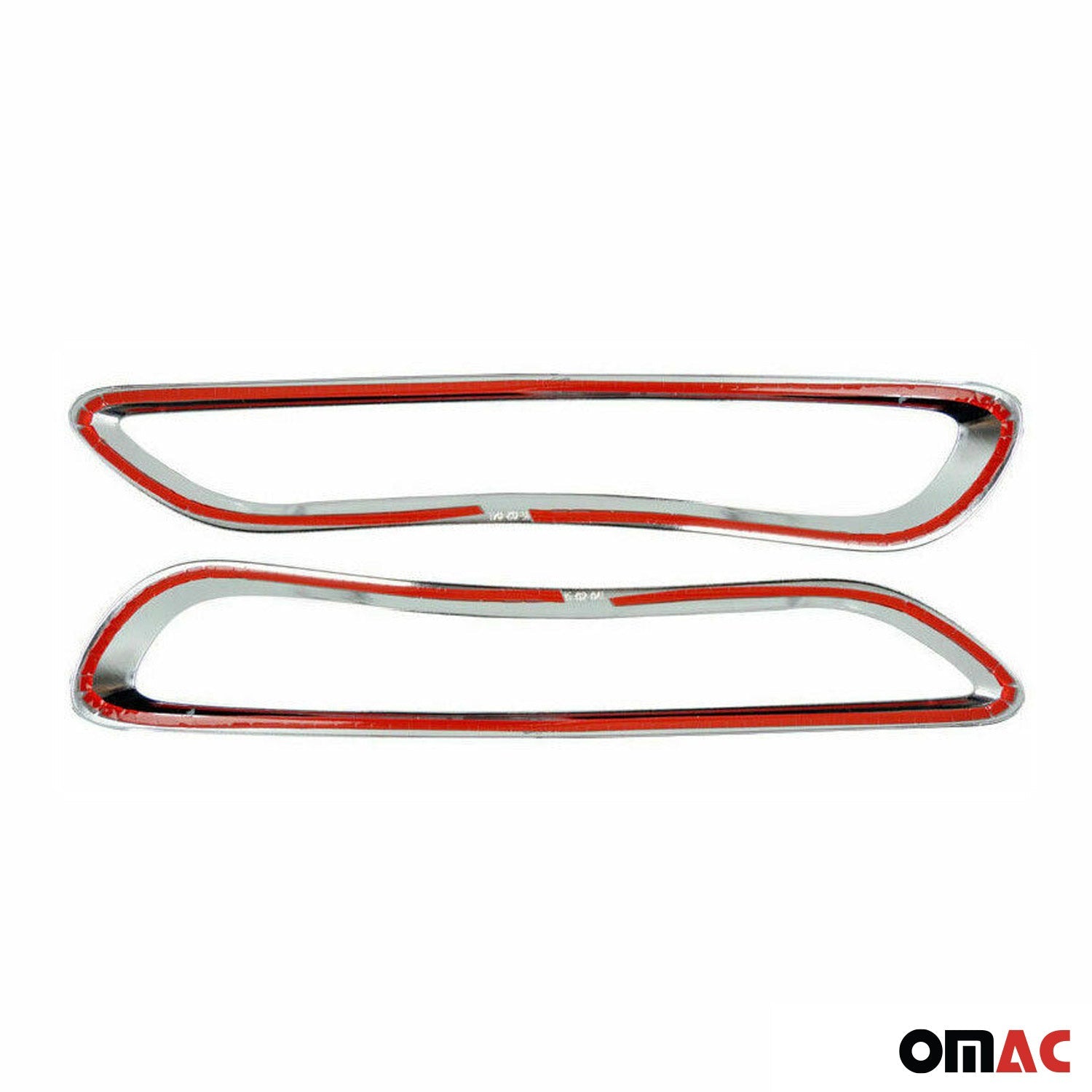 2017-2019 Kia Sportage Fog Light Lamp Bezel Cover Silver 2 Pcs