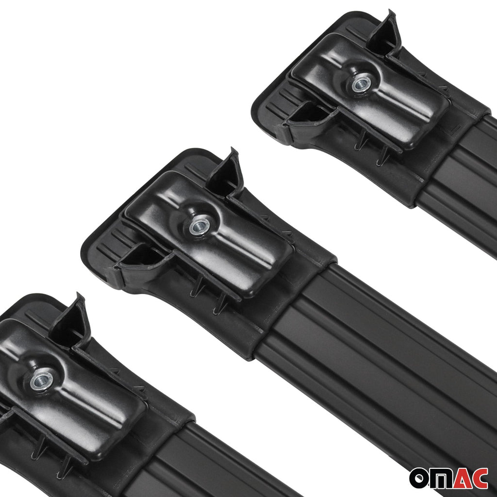 2014-2026 RAM ProMaster Roof Rack Cross Bars 3Pcs Black