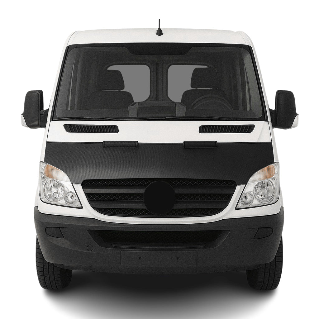 2006-2013 Mercedes Sprinter W906 Car Bonnet Mask Hood Bra Carbon Black 1 Pc