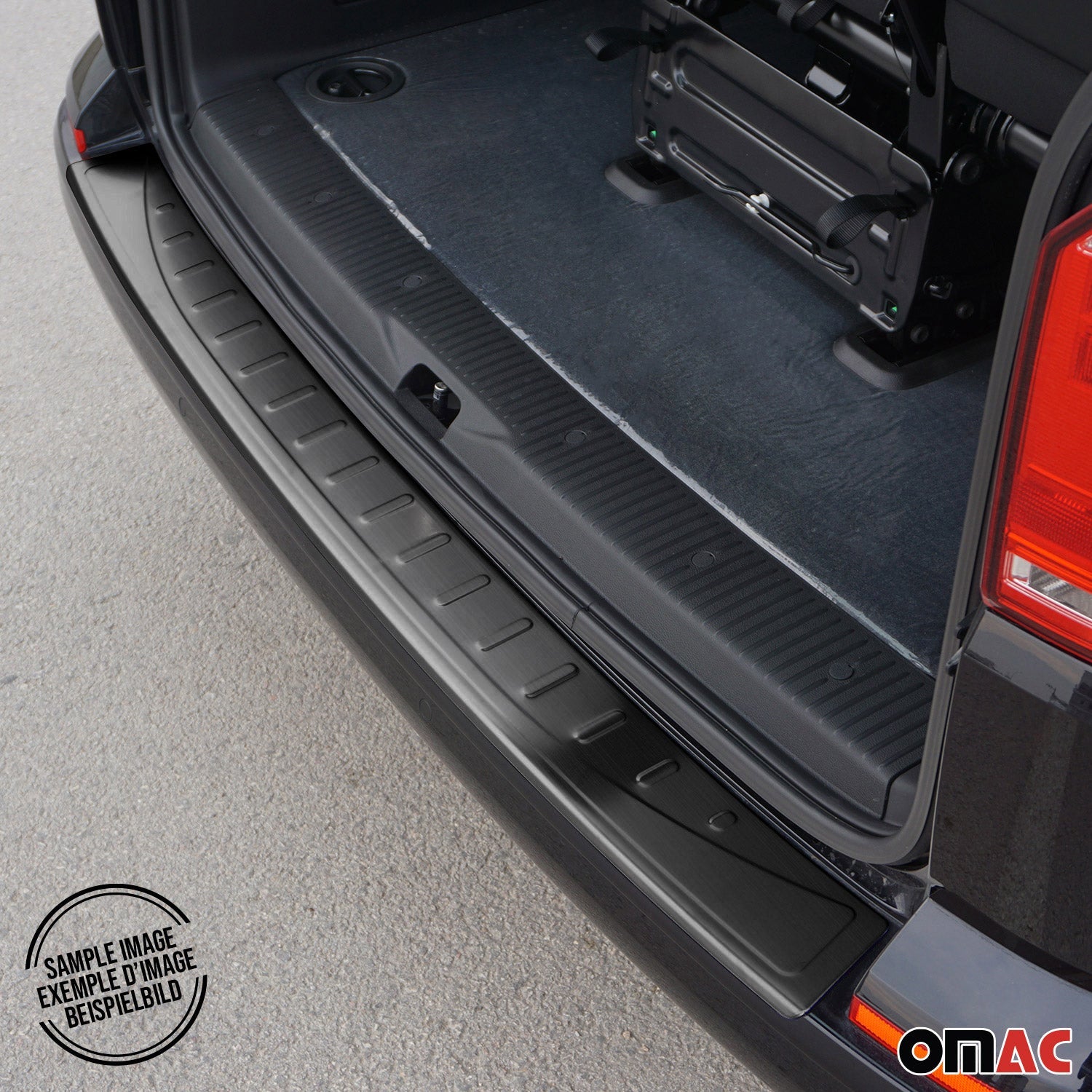 2009-2020 Dodge Journey Rear Bumper Sill Cover Protector Guard Stainless Steel Dark