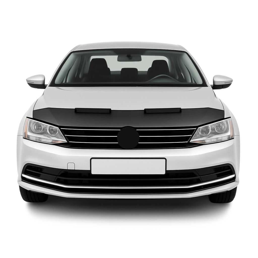 2011-2018 VW Jetta A6 Car Bonnet Mask Hood Bra Black 1 Pc