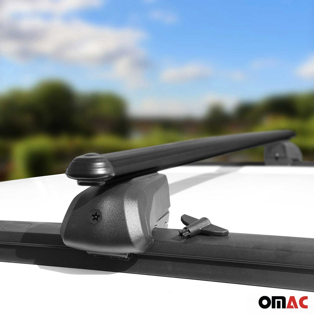 2019-2026 Audi Q8 Roof Rack Cross Bars Black