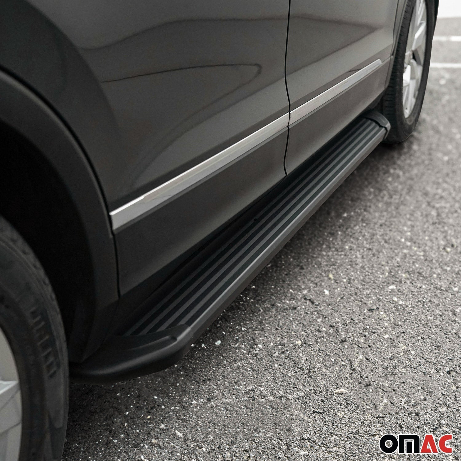 2014-2018 Subaru Forester IV Running Boards Side Steps Black
