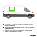 2015-2026 Ford Transit Window Glass Mid-High Roof Right Side Mittle L3 L4