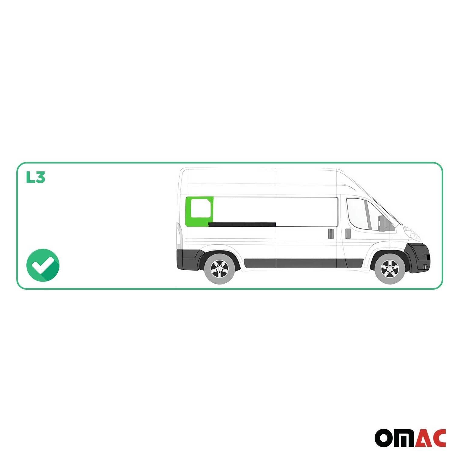 2014-2026 RAM ProMaster Window Glass Rear Right Side Sliding Door L3