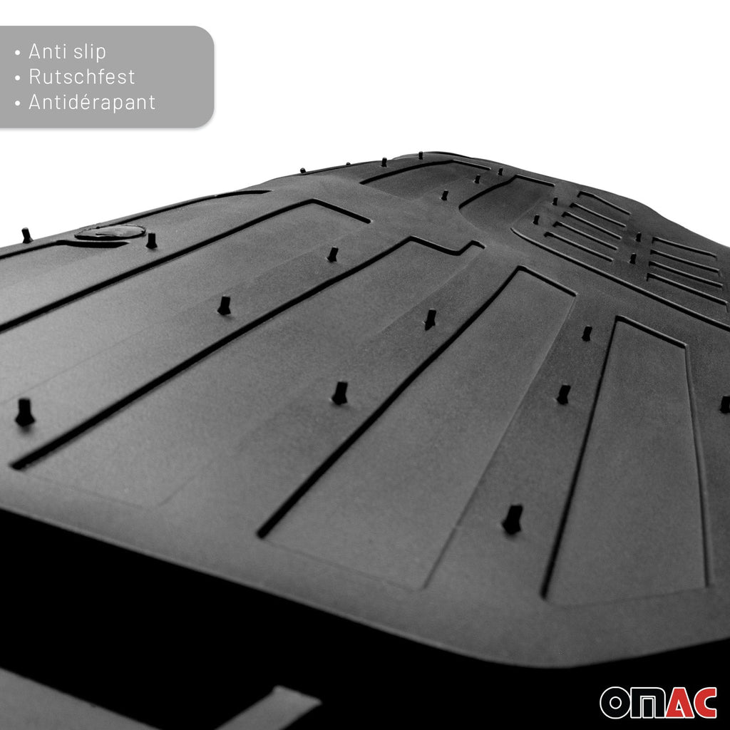 Dodge Ram Semi-Custom fit Floor Mats Liner All Weather 3D Black Waterproof 4Pcs