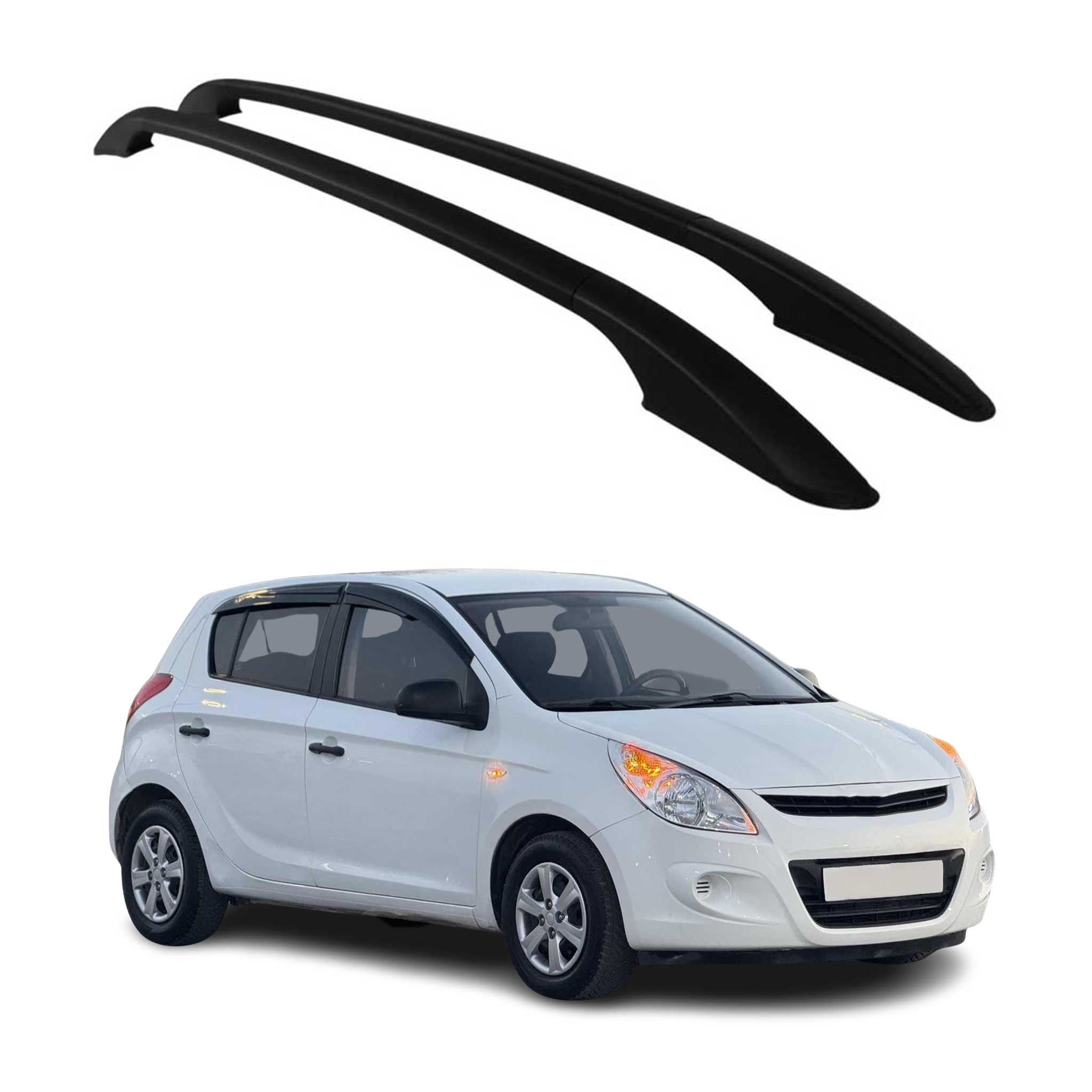 2014-2018 Hyundai i20 Hatchback Roof Rack Rails Side Rails Black