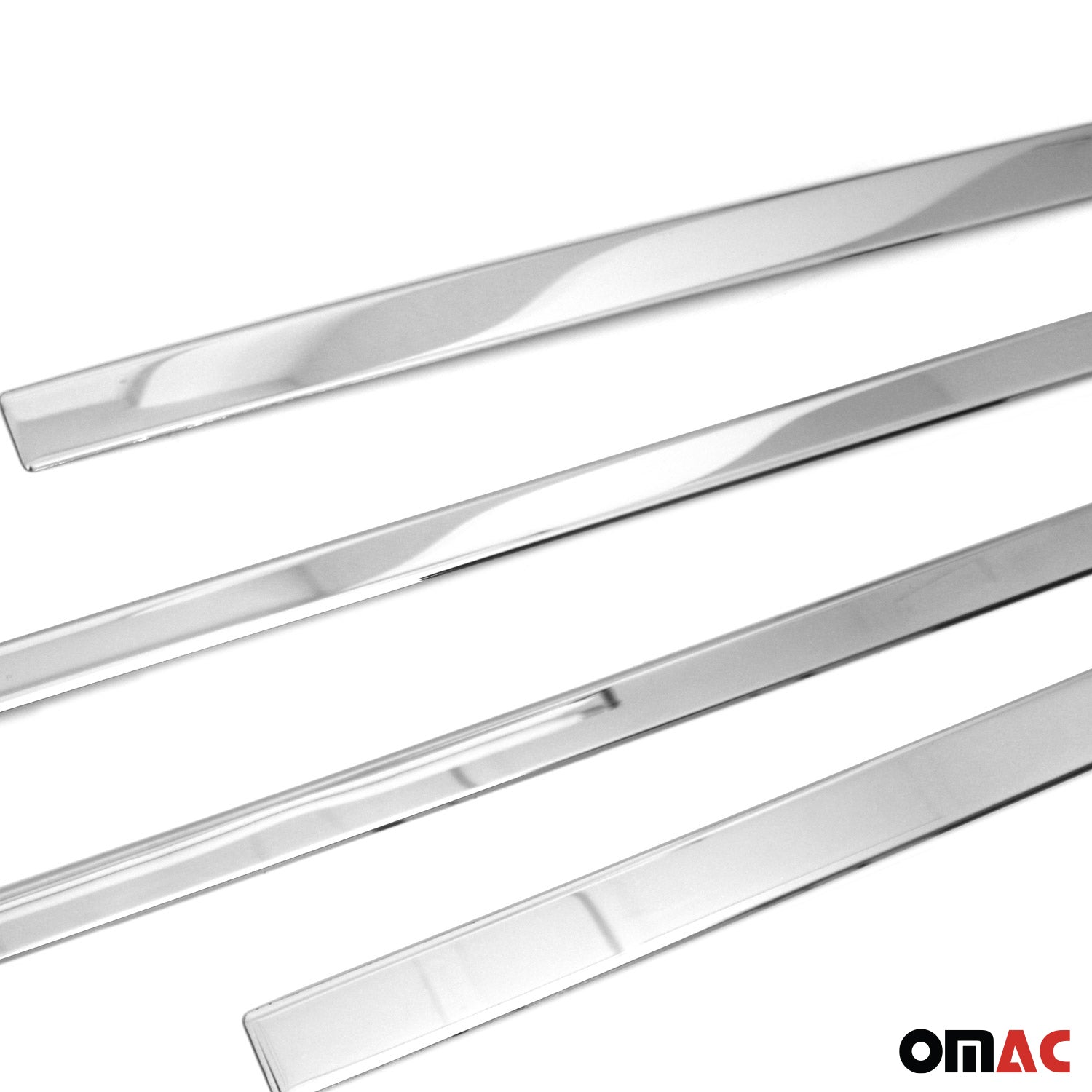 2018-2024 Mitsubishi Eclipse Cross Side Door Molding Trim Stainless Steel Silver 4x