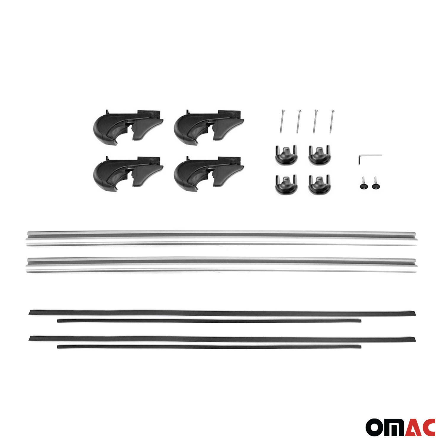 2003-2006 Mitsubishi Outlander Roof Rack Cross Bars Silver
