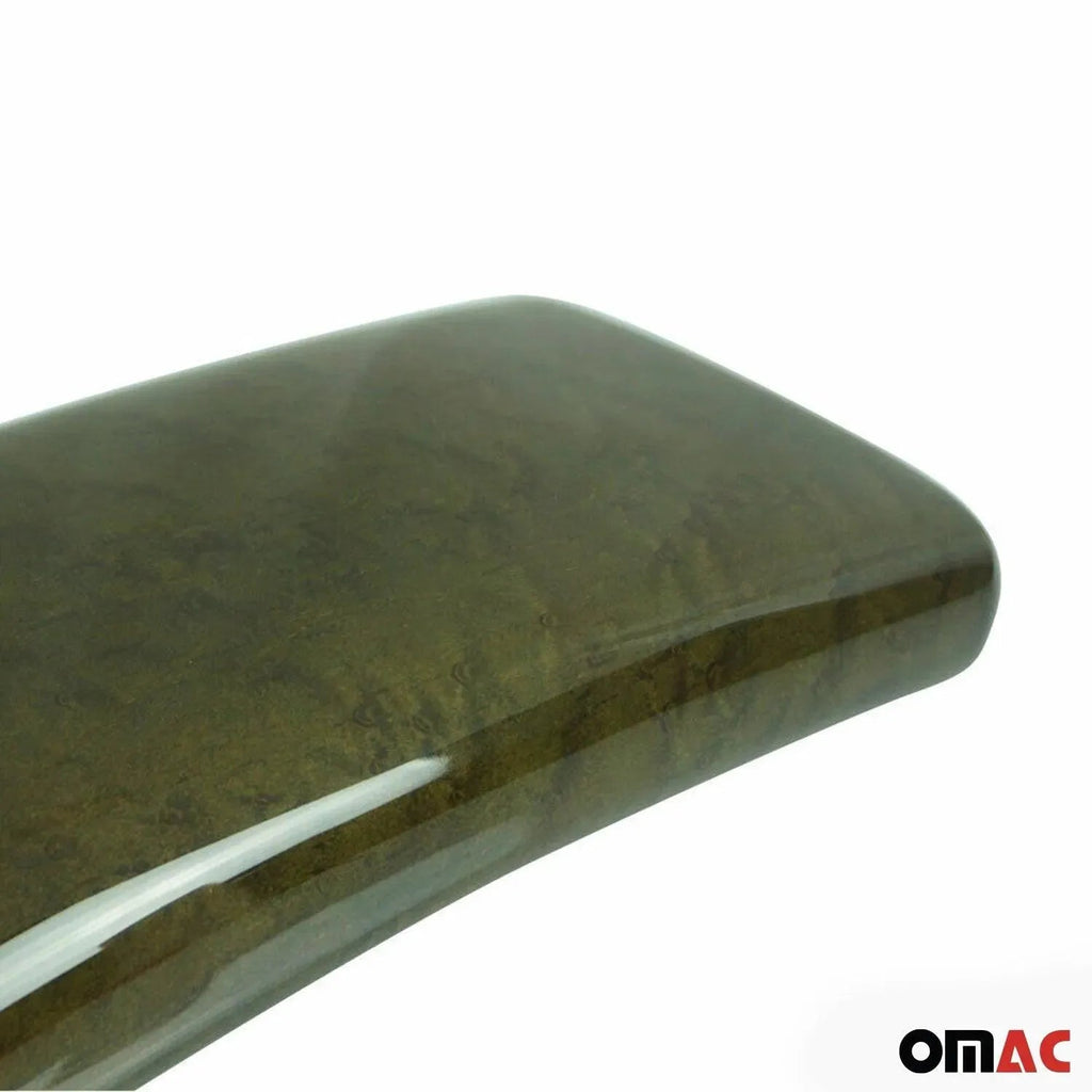 2004-2009 Mercedes E Class W211 Sedan Armrest Box Lid Cover Wood Black Green