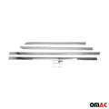 2016-2024 Mercedes Metris Short WB Side Door Molding Trim Skirt Garnish Stainless Steel