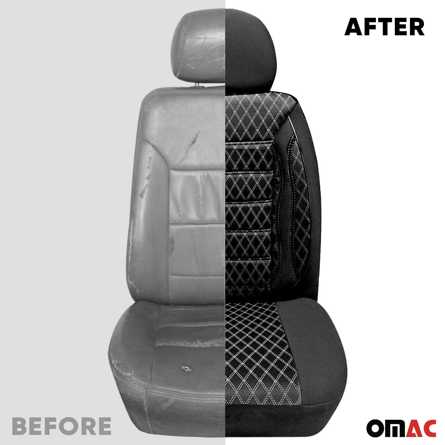 Car Front Seat Cover Cushion Breathable Protection Non Slip Black