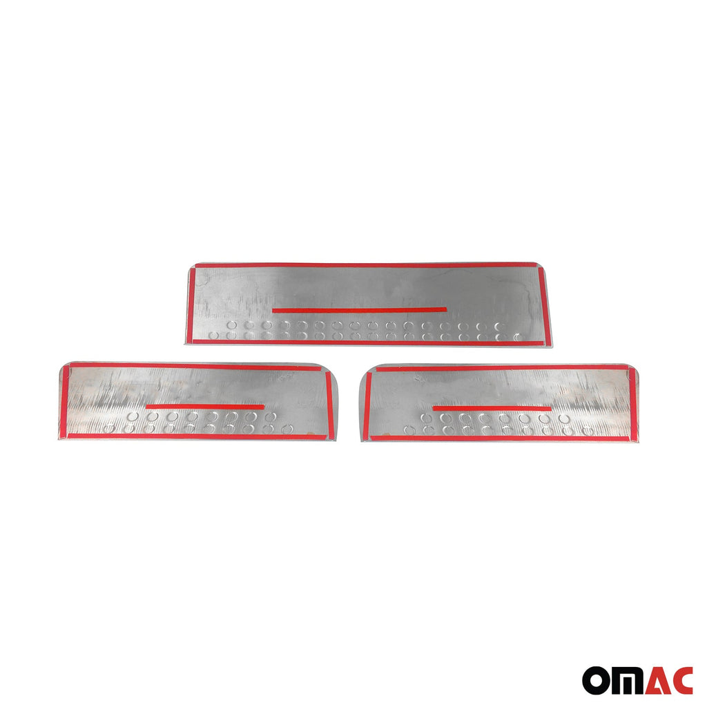 2006-2013 Mercedes Sprinter W906 Door Sill Scuff Plate Scratch Stainless Steel 3 Pcs