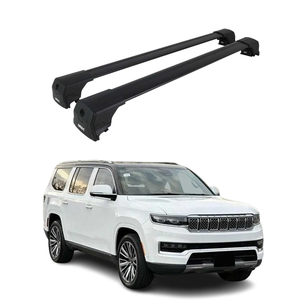 2022-2026 Jeep Grand Wagoneer/Wagoneer L Roof Rack Cross Bars Luggage Carrier 2x