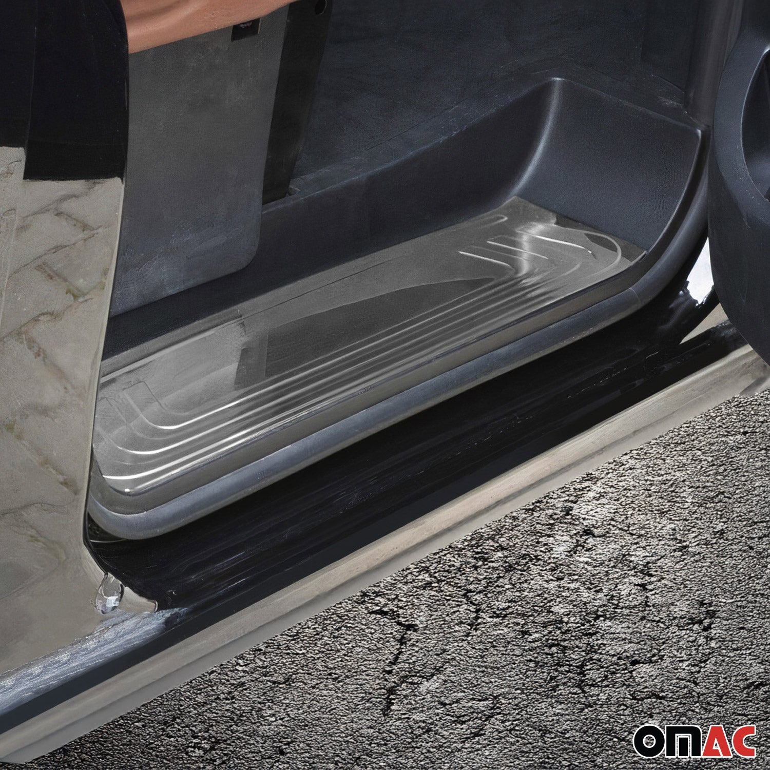 2016-2024 Mercedes Metris Door Sill Scuff Plate Scratch Protector Stainless Steel 2Pcs