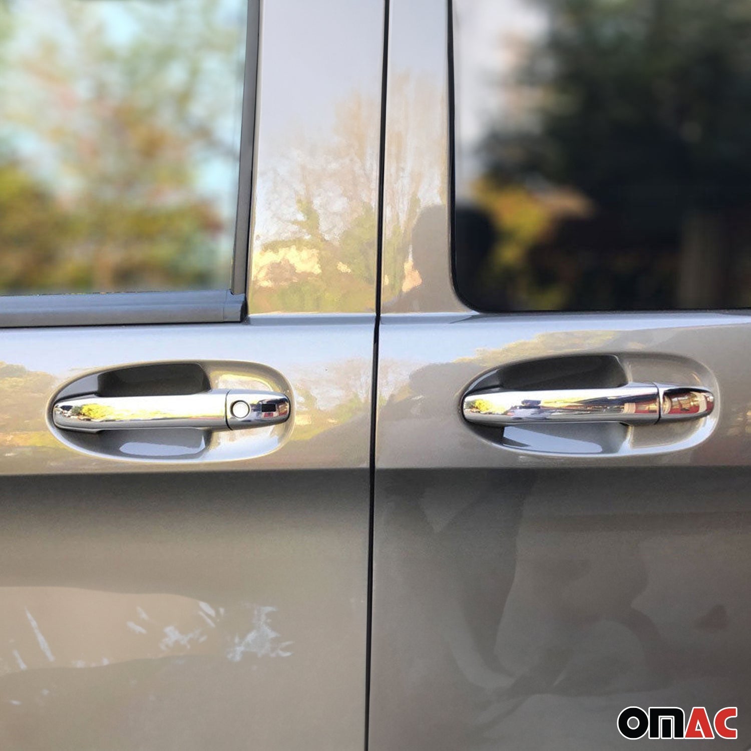 2016-2024 Mercedes Metris Car Door Handle Cover Protector Keyless Stainless Steel 10x