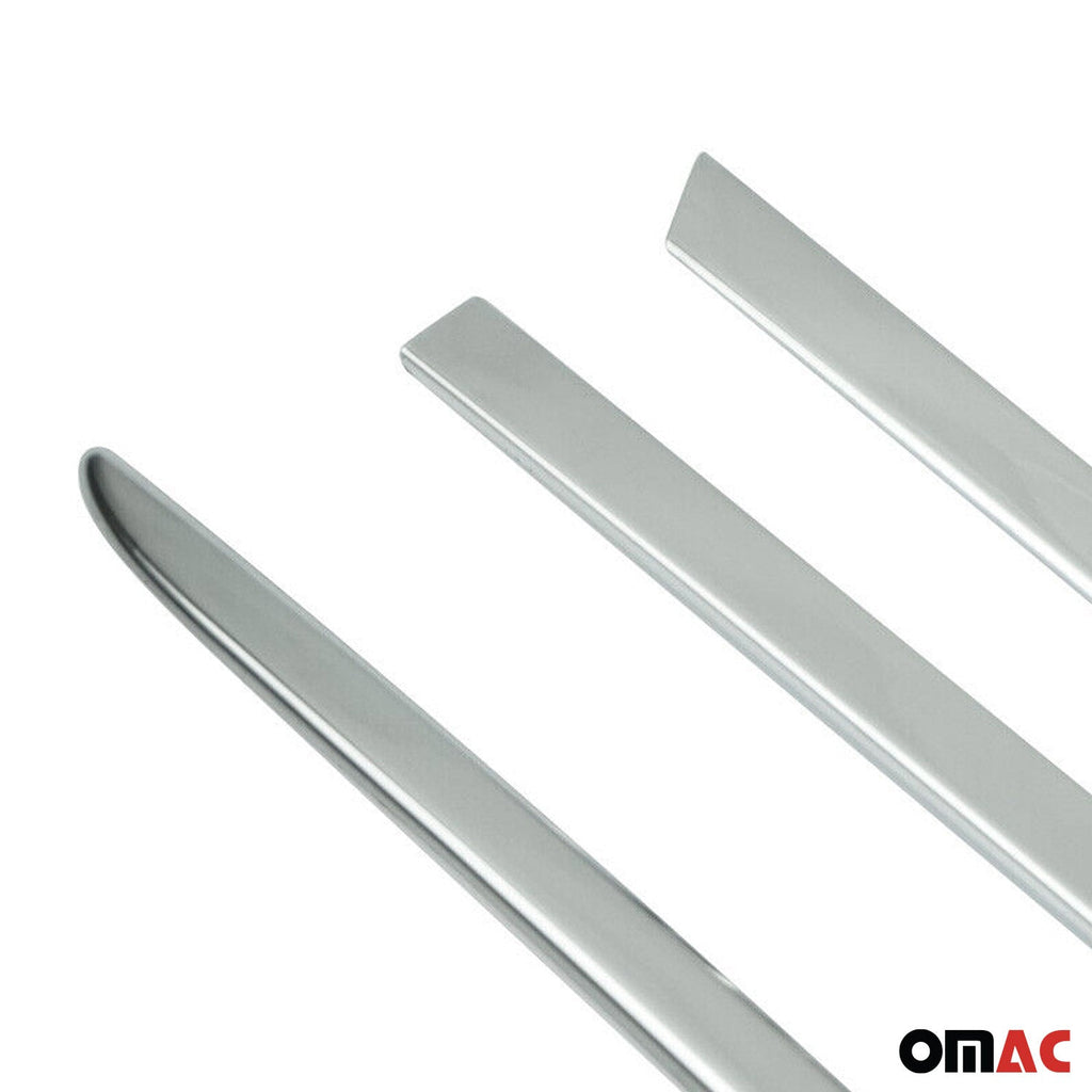 2003-2006 Dodge Sprinter Front Bumper Grill Trim Molding Stainless Steel Silver 5 Pcs