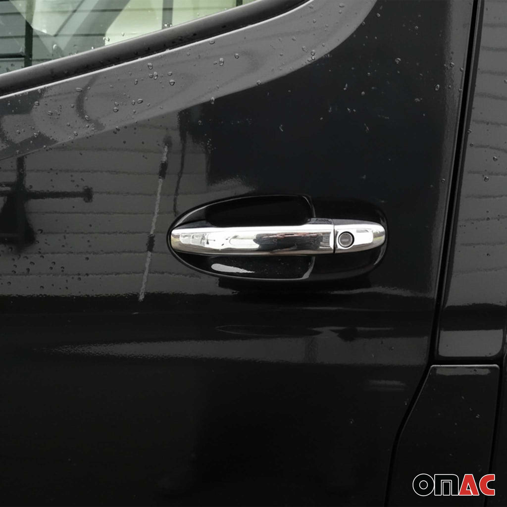 2019-2026 Mercedes Sprinter W907 910 Door Handle Cover Protector Stainless Steel 8 Pcs