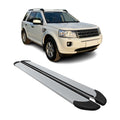 2008-2015 Land Rover LR2 Running Boards Side Steps Silver