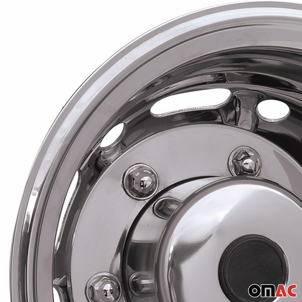 2015-2026 Ford Transit 16" Dual Wheel Simulator Hubcaps Chrome Rear 2Pcs
