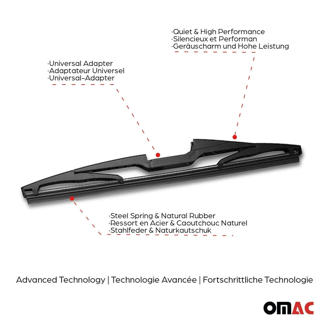 2013-2018 Toyota RAV4 Rear Windshield Wiper Blades