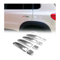 2009-2017 VW Tiguan Car Door Handle Cover Protector Stainless Steel Chrome 8 Pcs