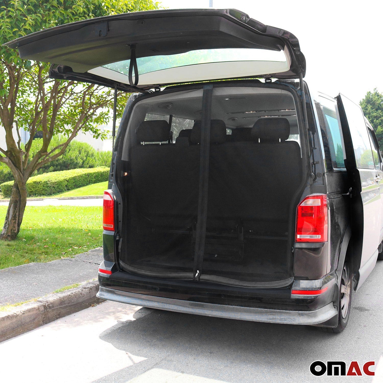 2014-2024 RAM ProMaster Mosquito Net Bug Magnetic Screen Tailgate Black 1Pc