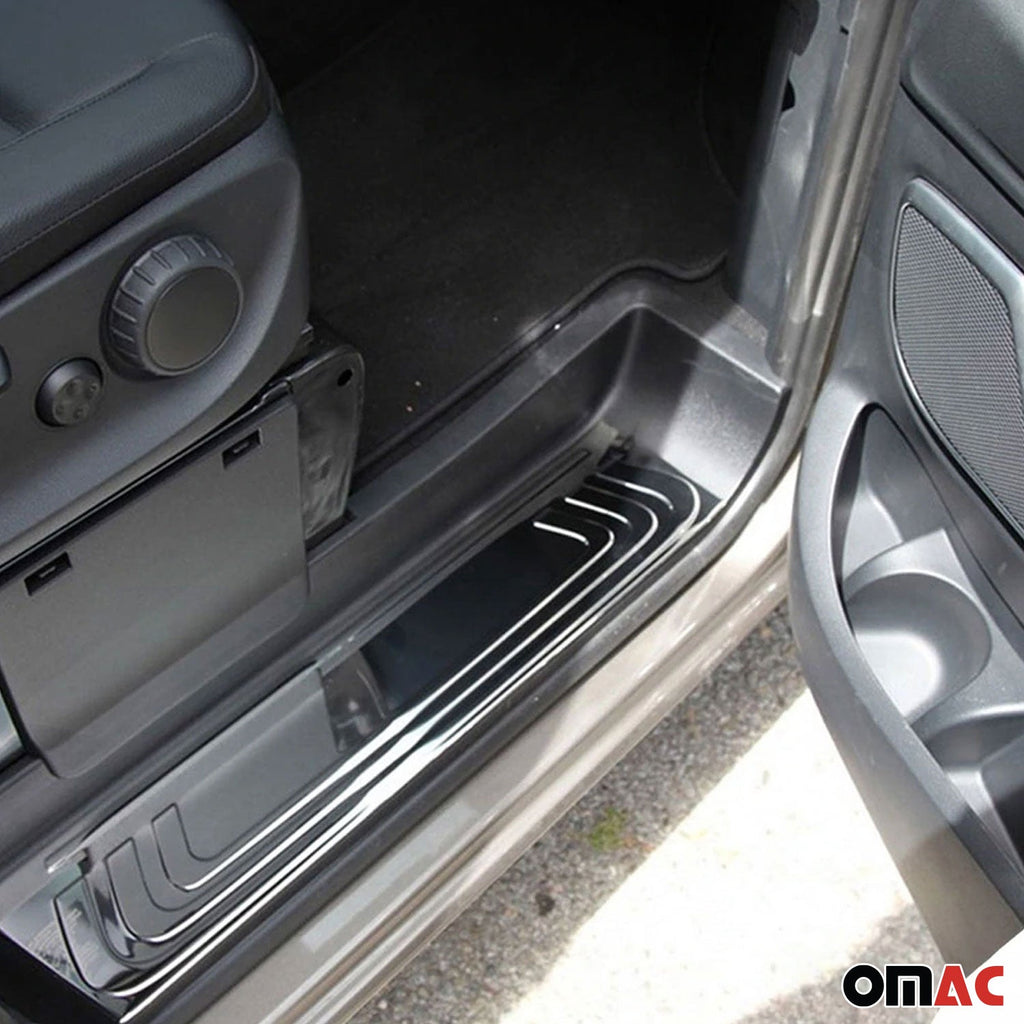 2016-2024 Mercedes Metris Door Sill Scuff Plate Scratch Protector Stainless Steel 4x