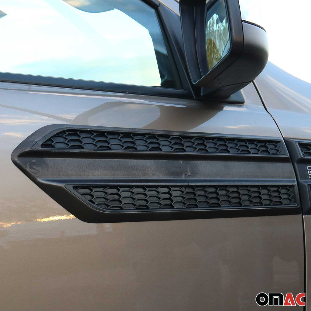 2016-2022 Mercedes GLC Class X253 Side Door Molding Trim Skirt Garnish Black 2 Pcs