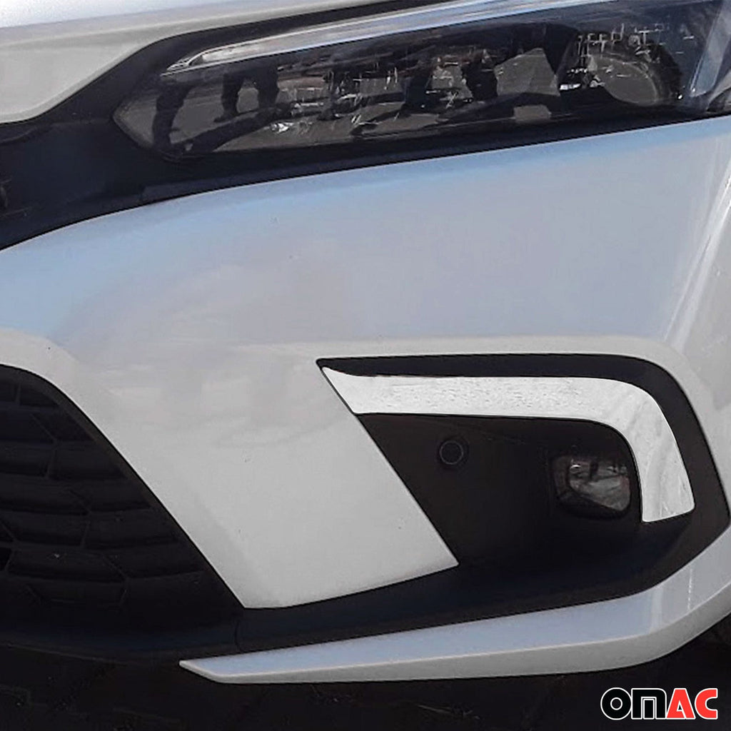 2022-2026 Honda Civic Sedan Hatchback Fog Light Lamp Bezel Cover Stainless Steel