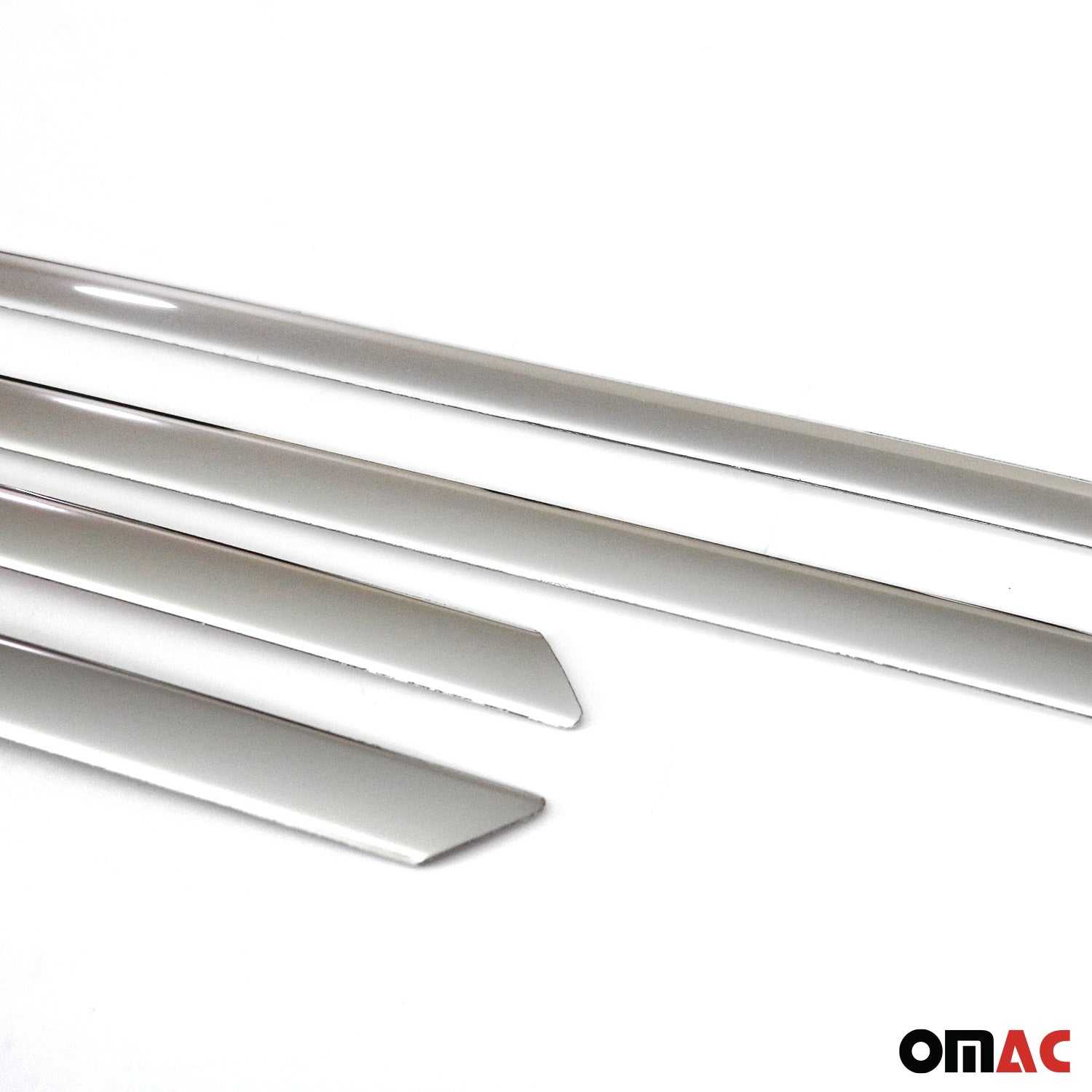 2016-2022 Honda HR-V Side Door Molding Trim Skirt Garnish Stainless Steel Silver 4 Pcs