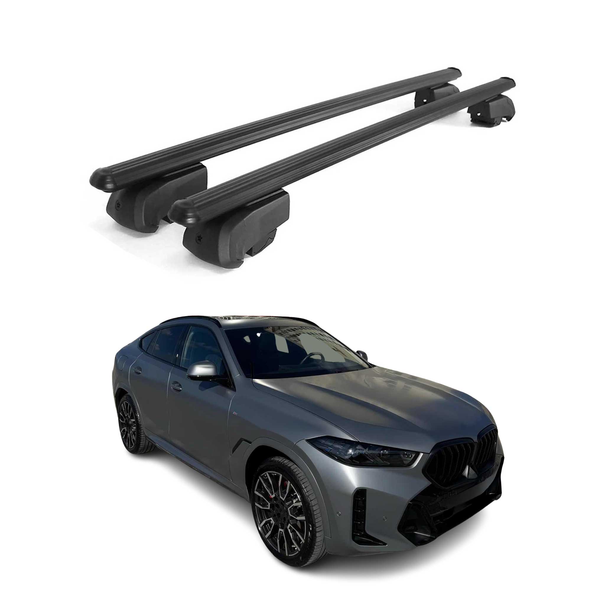 2020-2026 BMW X6 G06 Roof Rack Cross Bars Black